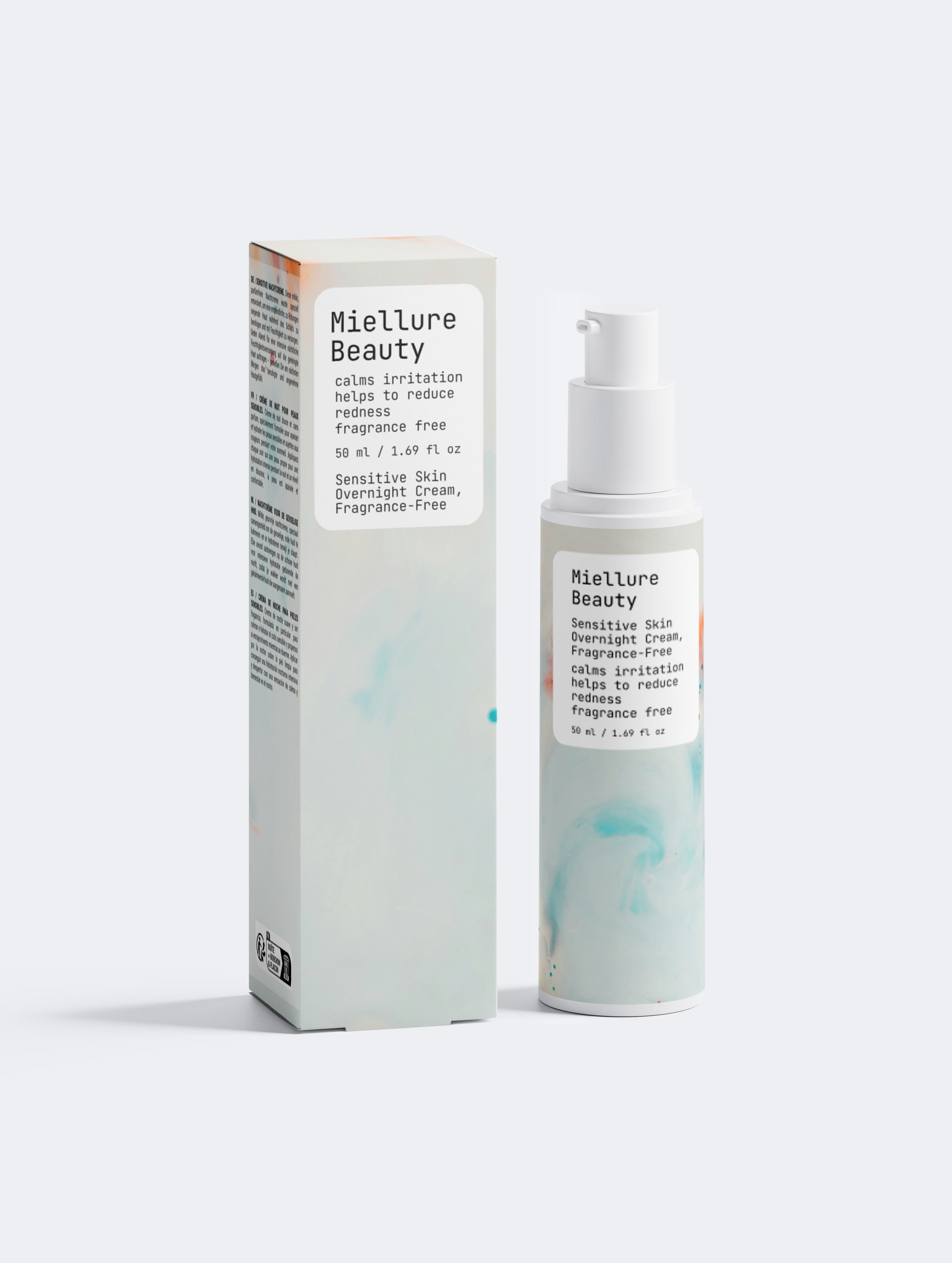 Sensitive Skin Overnight Cream, Fragrance-Free